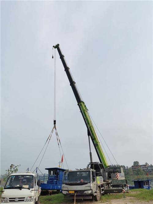 常州市桥梁建设吊装案例